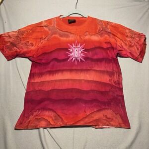 Vintage Surf Odyssey Tye Dye AOP T-Shirt Men's Size XXL Y2K Streetwear Top Brand